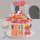 42PCS Kitchen Playset Pretend Play Toys Cooking Set With Light Sound Effect