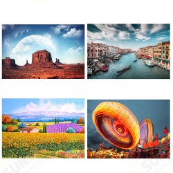 500 Piece Jigsaw Puzzle Toy DIY Assembly Paper Landscapes Puzzle Decompression Toys 500 Piece Jigsaw Puzzle Toy DIY Assembly Paper Landscapes Puzzle Decompression Toys