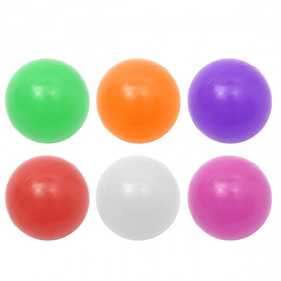 50pcs Ocean Ball Toy 5.5cm Soft Plastic Pit Ball Pool Ball Developmental Toys