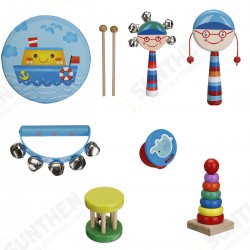 7/13 Pcs Colorful Musical Percussion Safe Non-toxic Instruments Kit Early Educational Toy for Kids Gift 7/13 Pcs Colorful Musical Percussion Safe Non-toxic Instruments Kit Early Educational Toy for Kids Gift