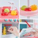 72CM Height 43 Pcs ABS Plastic Simulation Spraying Kitchen Cooking Educational Toy with Sound Light for Kids Gift