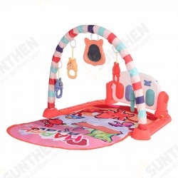 76*56*43CM 2 IN 1 Multi-functional Baby Gym with Play Mat Keyboard Soft Light Rattle Toys for Baby Gift 76*56*43CM 2 IN 1 Multi-functional Baby Gym with Play Mat Keyboard Soft Light Rattle Toys for Baby Gift