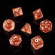 7PCS Game Dungeons & Dragons Glitter D4-D20 Multi Sides Dice Pink