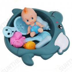 8 Pcs Baby Kids Bath Basin Doll Duck Shower Bathtub Floating Toys 8 Pcs Baby Kids Bath Basin Doll Duck Shower Bathtub Floating Toys