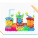 82pcs Children's Electric Variety Building Blocks Assemble Electronic Gear Splicing Assembling Jigsaw Puzzle Plastic Toys