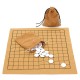 90PCS Go Bang Chess Game Set Suede Leather Sheet Board Children Educational Toy