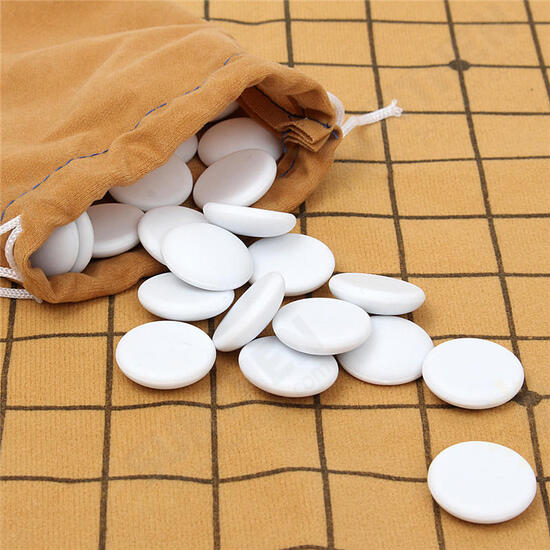 90PCS Go Bang Chess Game Set Suede Leather Sheet Board Children Educational Toy