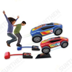 Air Powered Car Launcher Pedal Toy Set for Kids Boys Girls Outdoor Indoor Play Pedal Ejection Vehicle Gifts Air Powered Car Launcher Pedal Toy Set for Kids Boys Girls Outdoor Indoor Play Pedal Ejection Vehicle Gifts