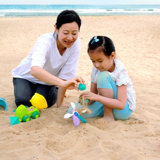 16Pcs/Set Creative Children Kids Beach Play Toys Truck Sand Dredging Funny Gift
