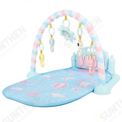 Baby Multimodal Pedal Piano Fitness Blue/Pink Frame Puzzle Toy with Music & Light Baby Multimodal Pedal Piano Fitness Blue/Pink Frame Puzzle Toy with Music & Light