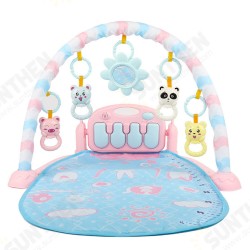 Baby Multimodal Pedal Piano Fitness Blue/Pink Frame Puzzle Toy with Music & Light Baby Multimodal Pedal Piano Fitness Blue/Pink Frame Puzzle Toy with Music & Light