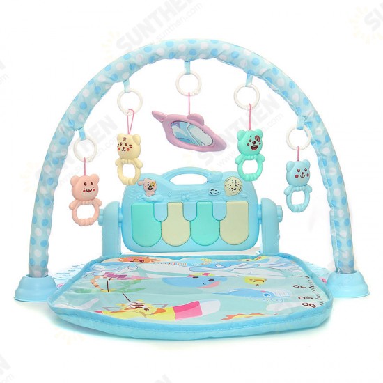 Baby Play Mat Game Music Fitness Blanket Early Educational Toy Direct Charging Projection Spaceship Version Newborn Baby toy