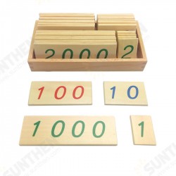 Baby Toys Montessori Math Digital Wooden Cards with Box Educational Early Learning Toys Baby Toys Montessori Math Digital Wooden Cards with Box Educational Early Learning Toys