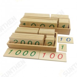 Baby Toys Montessori Math Digital Wooden Cards with Box Educational Early Learning Toys Baby Toys Montessori Math Digital Wooden Cards with Box Educational Early Learning Toys