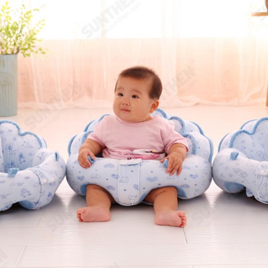 Blue Pink Color Kids Baby 360° Comfortable Support Seat Plush Sofa Learning To Sit Chair Cushion Toy for Kids Gift