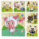 Children Cartoon Puzzle Blocks Colorful Educational Wooden Kids Toys Children Cartoon Puzzle Blocks Colorful Educational Wooden Kids Toys