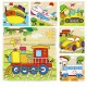 Children Cartoon Puzzle Blocks Colorful Educational Wooden Kids Toys Children Cartoon Puzzle Blocks Colorful Educational Wooden Kids Toys