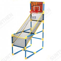 Children Lightweight Portable Easy Assemble Basketball Stand Adjustable Indoor Outdoor Sports Toys with Basketball and Pump for Kids Gift Children Lightweight Portable Easy Assemble Basketball Stand Adjustable Indoor Outdoor Sports Toys with Basketball and Pump for Kids Gift