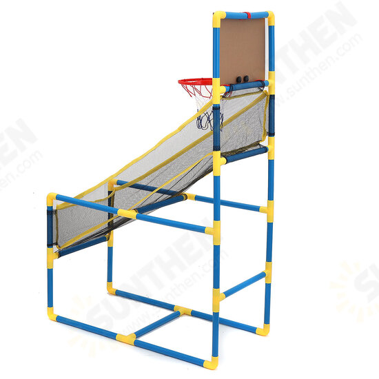 Children Lightweight Portable Easy Assemble Basketball Stand Adjustable Indoor Outdoor Sports Toys with Basketball and Pump for Kids Gift Children Lightweight Portable Easy Assemble Basketball Stand Adjustable Indoor Outdoor Sports Toys with Basketball and Pump for Kids Gift