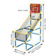 Children Lightweight Portable Easy Assemble Basketball Stand Adjustable Indoor Outdoor Sports Toys with Basketball and Pump for Kids Gift Children Lightweight Portable Easy Assemble Basketball Stand Adjustable Indoor Outdoor Sports Toys with Basketball and Pump for Kids Gift