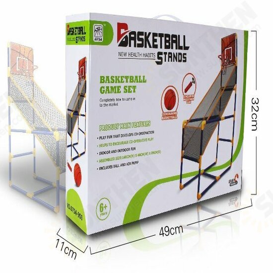 Children Lightweight Portable Easy Assemble Basketball Stand Adjustable Indoor Outdoor Sports Toys with Basketball and Pump for Kids Gift Children Lightweight Portable Easy Assemble Basketball Stand Adjustable Indoor Outdoor Sports Toys with Basketball and Pump for Kids Gift