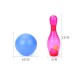 Children Plastic Funny Bowling Kindergarten Leisure Sports Entertainment Bowling Set Puzzle Toy with Sound & Lights
