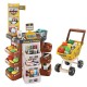Children Play House Kitchen Simulation Toys Scanner Credit Card Machine Trolley Shopping Trolley Cash Register Set