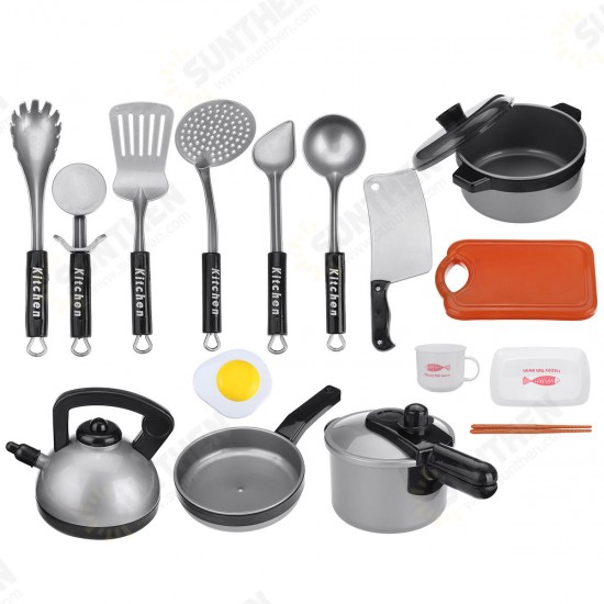 Children's Family Friendly Small Kitchen Toys Set Girls' Baby Cooking Simulation Kitchenware