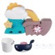 Children's Funny Animals Whale Shapes Bath Shower Leaking Parent-chlidren Innteraction Pacify Emotion Puzzle Toy for Kids Bath Gift