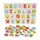 Colorful Wooden Alphabet/Math/Number Jigsaw Puzzle Toy Intelligence Early Education Toys