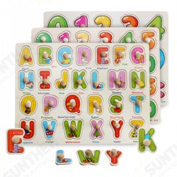 Colorful Wooden Alphabet/Math/Number Jigsaw Puzzle Toy Intelligence Early Education Toys Colorful Wooden Alphabet/Math/Number Jigsaw Puzzle Toy Intelligence Early Education Toys
