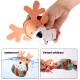 Creative Fidget Toy Push Bubble Sensory Decompression Christmas Elk Storage Coin Bag Toy for Xmas Kids Gift