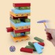 Creative Jenga Stacking Cups Pumping Demolition Blocks Board Game Parent-child Interactive Puzzle Educational Toy for Kids Gift