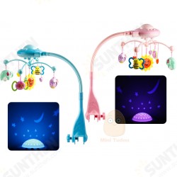 Crib Mobile Musical Bed Bell With Animal Rattles Projection Early Learning Toys 0-12 Months Crib Mobile Musical Bed Bell With Animal Rattles Projection Early Learning Toys 0-12 Months