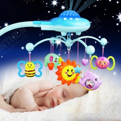Crib Mobile Musical Bed Bell With Animal Rattles Projection Early Learning Toys 0-12 Months Crib Mobile Musical Bed Bell With Animal Rattles Projection Early Learning Toys 0-12 Months