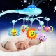 Crib Mobile Musical Bed Bell With Animal Rattles Projection Early Learning Toys 0-12 Months