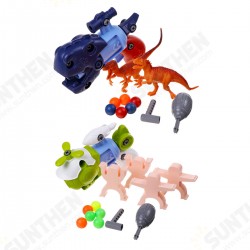 DIY Disassembly Dinosaur/Airplane Guns Play Set Model Blocks Assemble Educational Toy for Kids Gift DIY Disassembly Dinosaur/Airplane Guns Play Set Model Blocks Assemble Educational Toy for Kids Gift