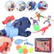 DIY Disassembly Dinosaur/Airplane Guns Play Set Model Blocks Assemble Educational Toy for Kids Gift