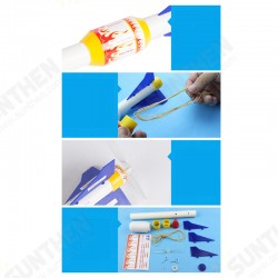 DIY Flying Fish Rubber Powered Simulation Torpedo Boat Model Educational Game Toys DIY Flying Fish Rubber Powered Simulation Torpedo Boat Model Educational Game Toys
