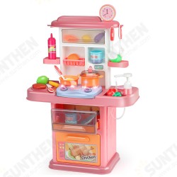 Dream Kitchen Role Play Cooking Children Tableware Toys Set with Sound Light Water Outlet Funtion Dream Kitchen Role Play Cooking Children Tableware Toys Set with Sound Light Water Outlet Funtion