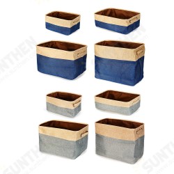 Eight Kinds of Cotton & Linen Blue/Grey Storage Basket Without Cover for Kid Toys Eight Kinds of Cotton & Linen Blue/Grey Storage Basket Without Cover for Kid Toys