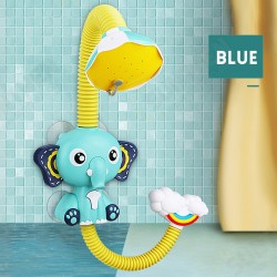 Electric Elephant Faucet Shower Water Spray Baby Bath Toy Two Water Outlet Modes for Kids Swimming Bathroom Electric Elephant Faucet Shower Water Spray Baby Bath Toy Two Water Outlet Modes for Kids Swimming Bathroom