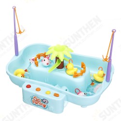 Electric Water Cycle Fishing Platform Game Interactive Educational Toy with Sound Lighting Effect for Kids Gift Electric Water Cycle Fishing Platform Game Interactive Educational Toy with Sound Lighting Effect for Kids Gift