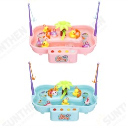 Electric Water Cycle Fishing Platform Game Interactive Educational Toy with Sound Lighting Effect for Kids Gift Electric Water Cycle Fishing Platform Game Interactive Educational Toy with Sound Lighting Effect for Kids Gift