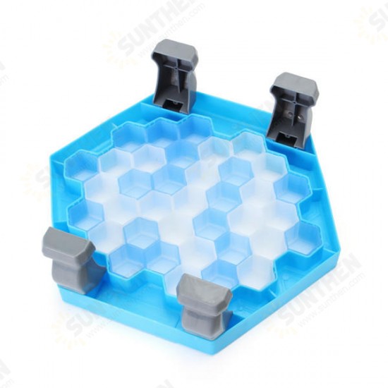 Save Penguin Ice Kids Puzzle Game Break Ice Block Hammer Trap Party Toy Pretend Icebreaker