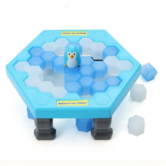 Save Penguin Ice Kids Puzzle Game Break Ice Block Hammer Trap Party Toy Pretend Icebreaker