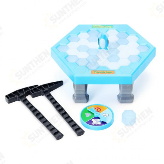 Save Penguin Ice Kids Puzzle Game Break Ice Block Hammer Trap Party Toy Pretend Icebreaker