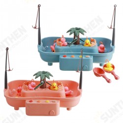 Fishing Game Table Parent-child interaction Early Educational Puzzle Toy with 6 Duck Light and Music for Kids Birthday Gift Fishing Game Table Parent-child interaction Early Educational Puzzle Toy with 6 Duck Light and Music for Kids Birthday Gift