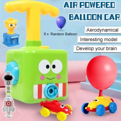 Fun Inertia Balloon Powered Car Toys Aerodynamics + Launcher Rocket Fun Inertia Balloon Powered Car Toys Aerodynamics + Launcher Rocket