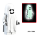 Ghost Expression Building Blocks With Luminous Effect Assembling Building Blocks Toys